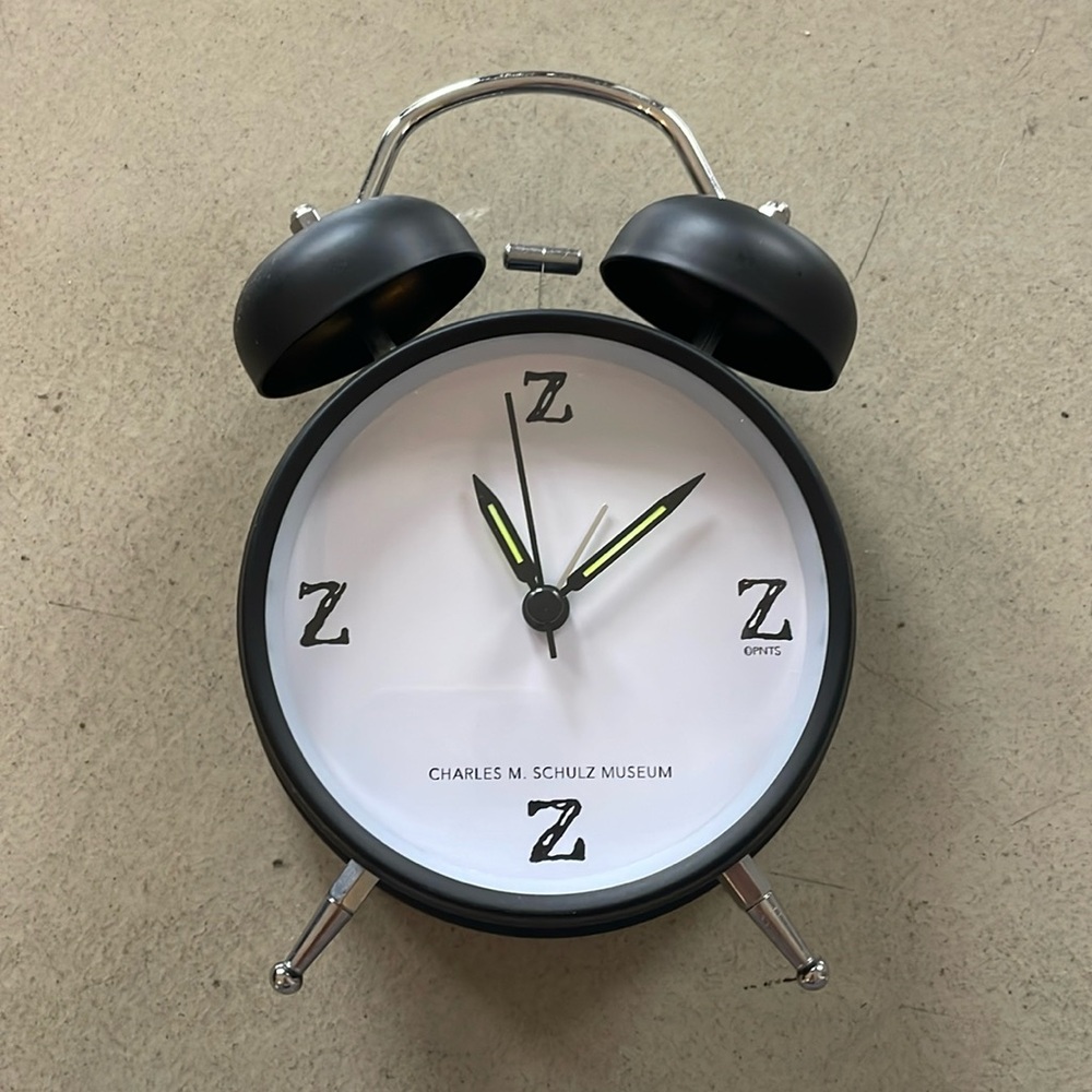 Alarm from from the Charles M Schulz museum in Santa Rosa
